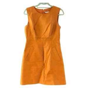 Diane von Furstenberg Copper Sleeveless Dress